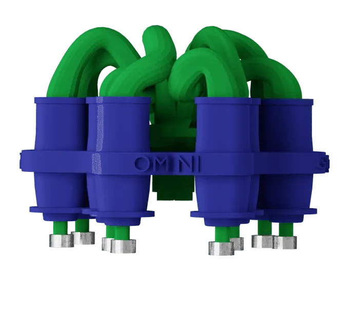 Omni GlueJet™ Spider Set vu de face